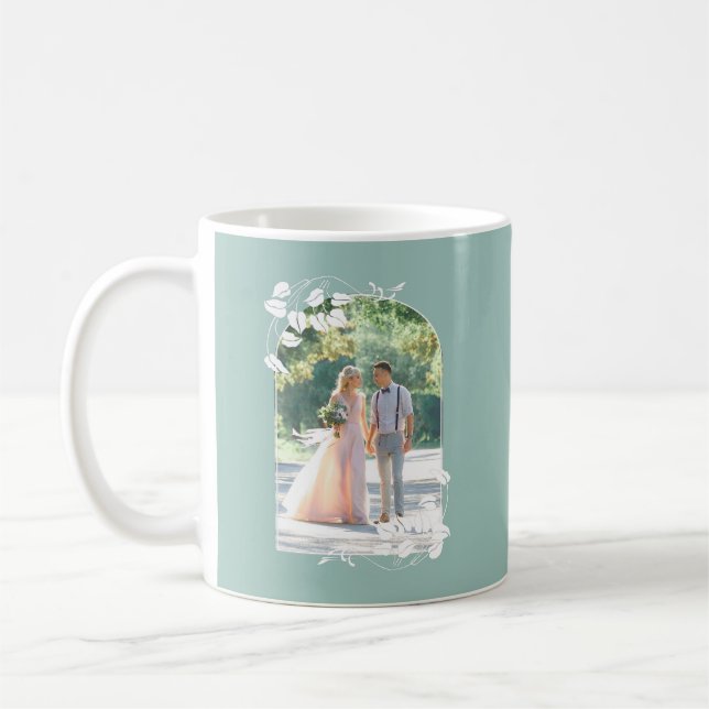 Taza De Café Aniversario Boda personalizado (Izquierda)