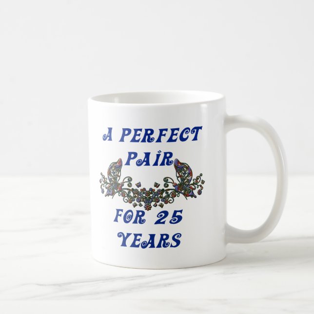 Taza De Café Aniversario de 25 años (Derecha)