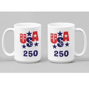 Taza De Café Aniversario de América 1776–2026