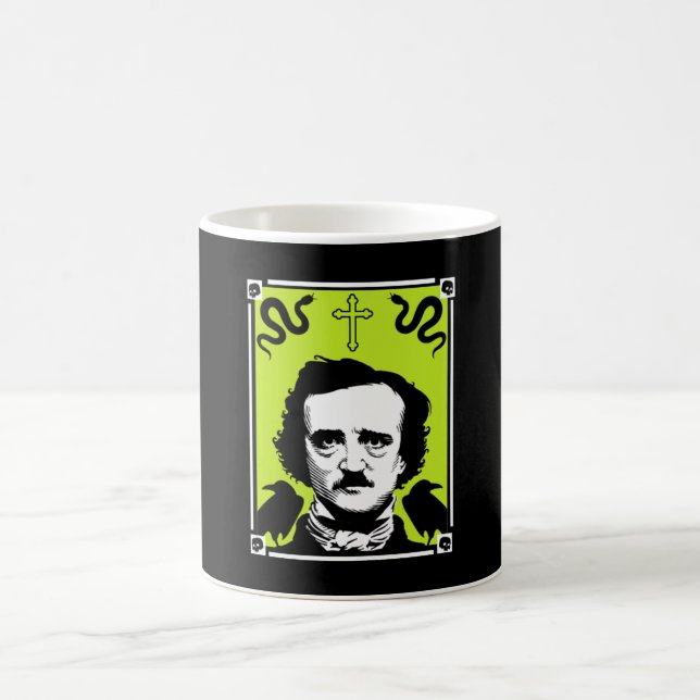 Taza De Café Aniversario de Edgar Allan Poe 19 de enero de Mug (Centro)
