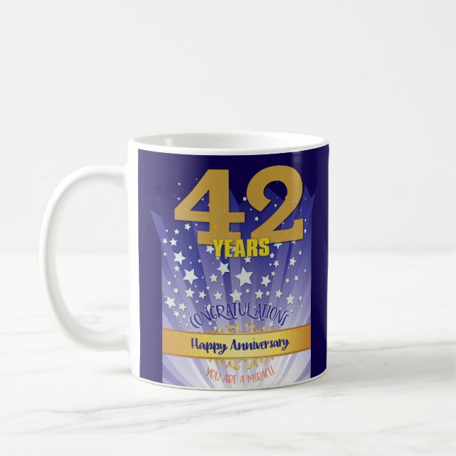 Taza De Café Aniversario de la Recuperación del PERSONALIZADO d (Izquierda)