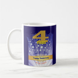 Taza De Café Aniversario de la Recuperación del PERSONALIZADO d