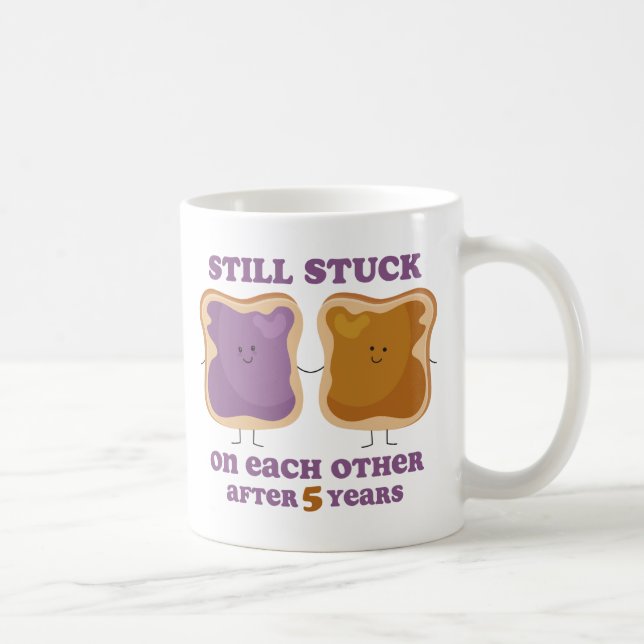 Taza De Café Aniversario de PBJ 5to (Derecha)