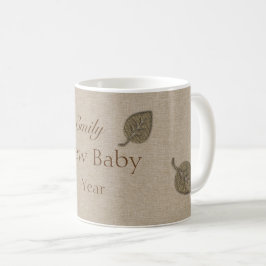 Taza De Café Aniversario de su Personalizado Bebé Mug