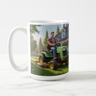 Taza De Café Aniversario del nacimiento de Lawnmower Man