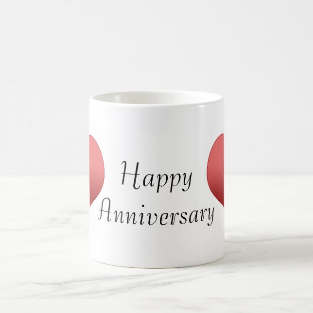Taza De Café Aniversario feliz (Centro)
