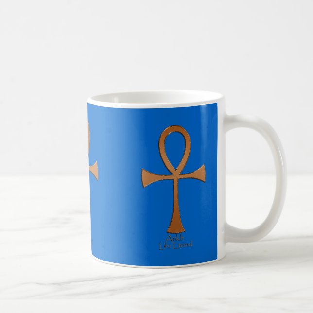 Taza De Café ANKH de cobre egipcio (Derecha)