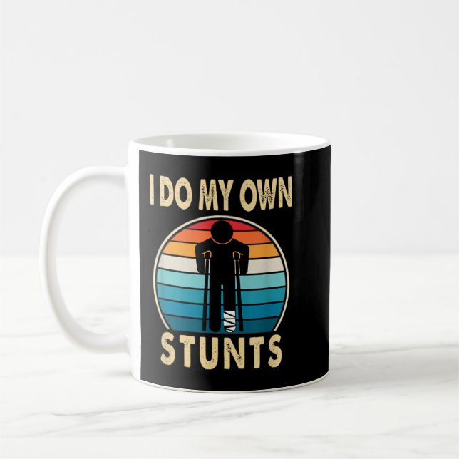 Taza De Café Ankle Knee Funny Hacerse Bien Pronto G (Izquierda)