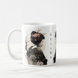 Taza De Café Anmutige japanische Geisha -