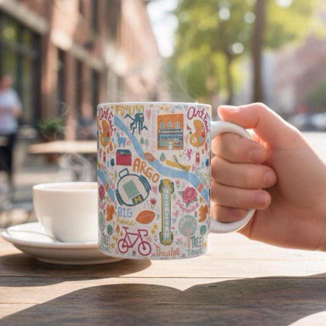Taza De Café Ann Arbor Michigan cosas favoritas (Subido por el creador)