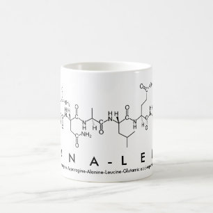 Taza De Café Anna-Lena peptide name mug