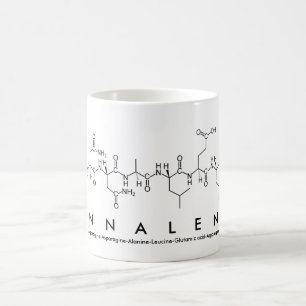 Taza De Café Annalena peptide name mug