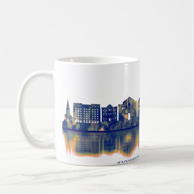 Taza De Café Annapolis Skyline (Izquierda)