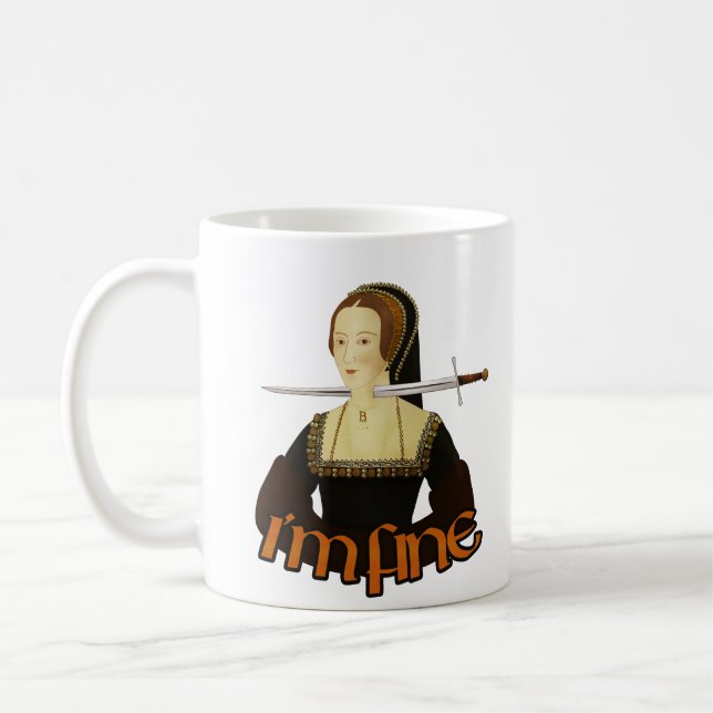 Taza De Café Anne Boleyn - Estoy bien (Izquierda)