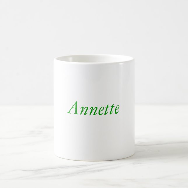 Taza De Café Annette Coffee Mug (Centro)