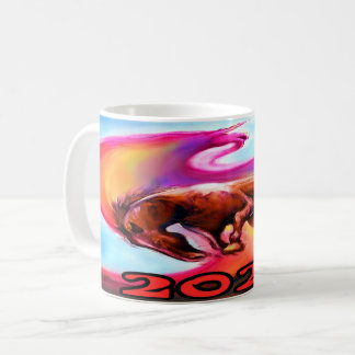 Taza De Café Año 2026 del Caballo de Fuego