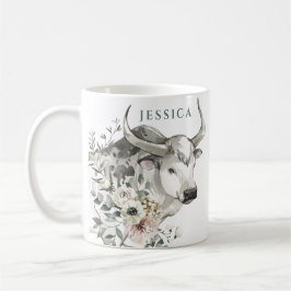 Taza De Café Año acuarela del ox | Año Nuevo Chino