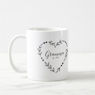 Taza De Café Año de Est. de la Abuela