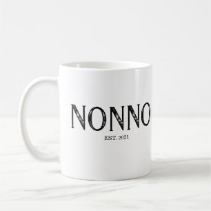 Taza De Café Año de establecimiento de Nonno
