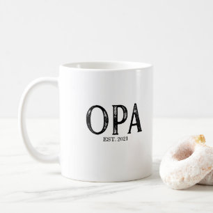 Taza De Café Año de fundación de Opa