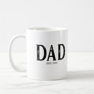 Taza De Café Año de fundación del padre