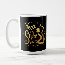 Taza De Café Año de la serpiente china Zodiac 2025
