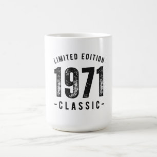 Taza De Café Año de nacimiento clásico de 1971