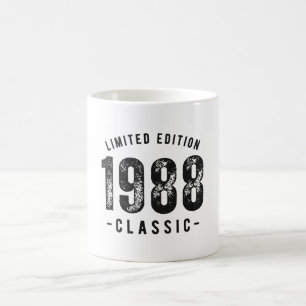 Taza De Café Año de nacimiento clásico de 1988