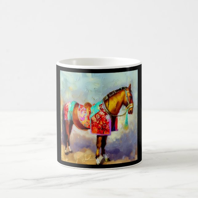 Taza De Café Año del caballo 6 (Centro)