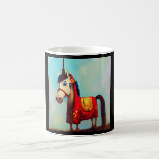 Taza De Café Año del caballo 7 (Centro)