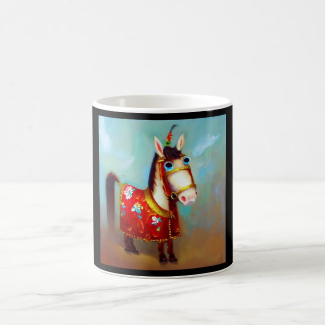 Taza De Café Año del caballo 8 (Centro)