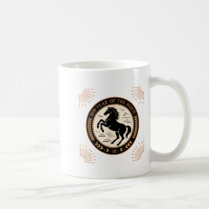 Taza De Café Año del Caballo de Fuego 2026 Año Nuevo Chino Fest