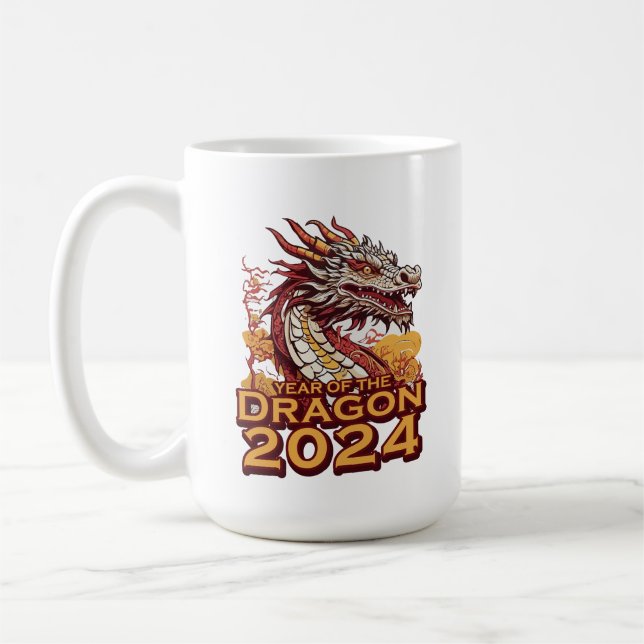 Taza De Café Año del dragón 2024 (Izquierda)