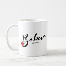 Taza De Café Año fundado de Babcia polaca - Abuela