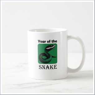 Taza De Café Año Guay de la serpiente zodiaco chino