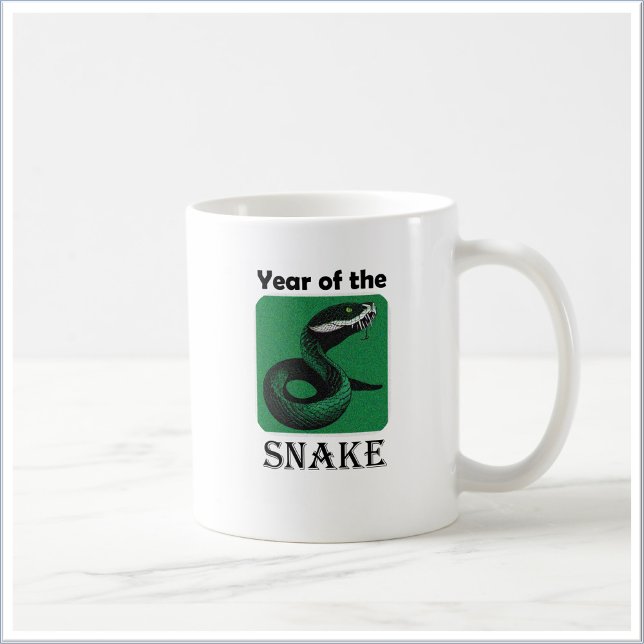 Taza De Café Año Guay de la serpiente zodiaco chino (Subido por el creador)