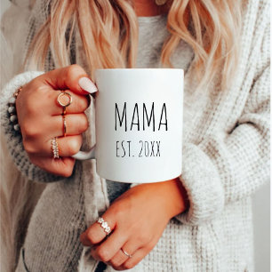 Taza De Café Año Mamá establece regalo moderno para el Día de l
