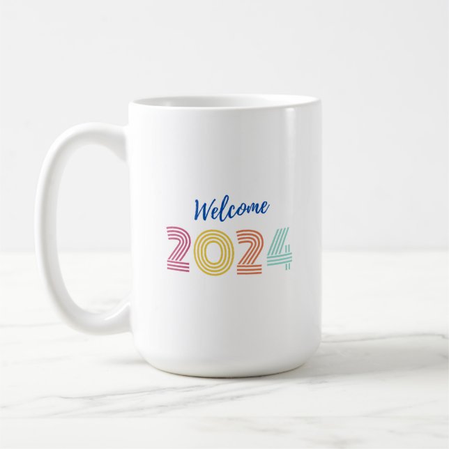 Taza De Café Año Nuevo 2024 (Izquierda)