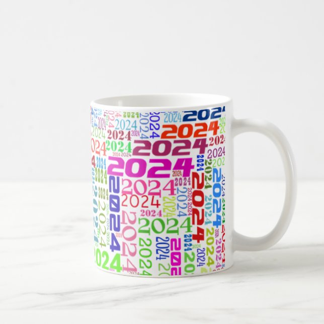 Taza De Café Año Nuevo 2024 (Derecha)
