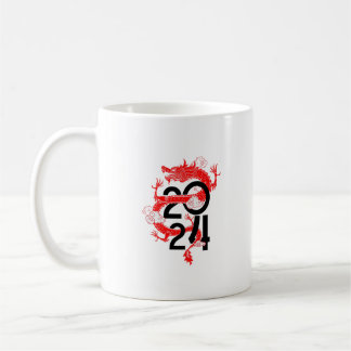 Taza De Café año nuevo 2024 año del dragón