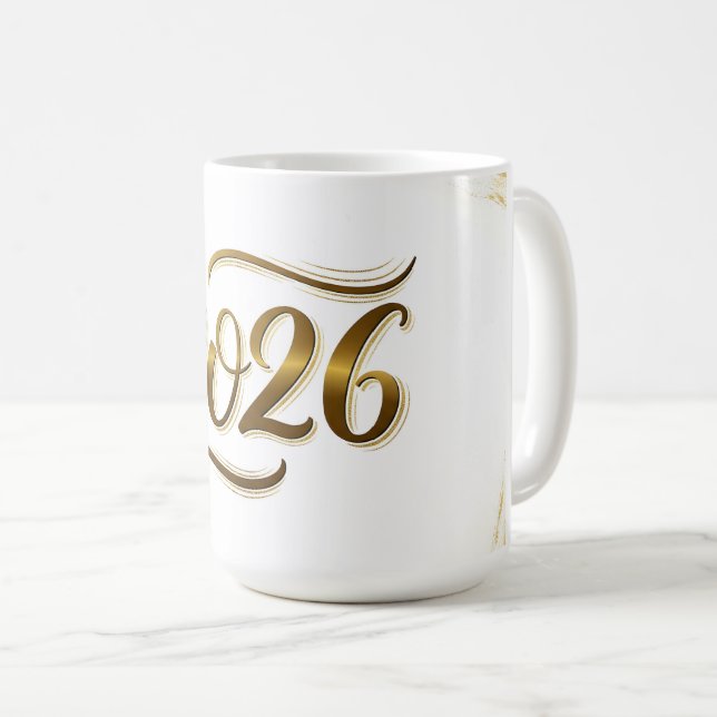 Taza De Café Año Nuevo 2026 (Anverso derecho)