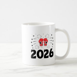 Taza De Café Año Nuevo 2026 Boxer Deportes Gym Atleta Bo
