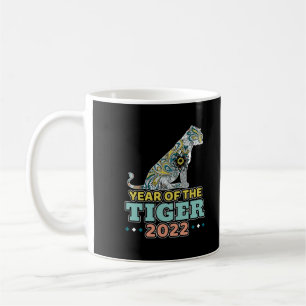 Taza De Café Año Nuevo Chino 2022 - Tigre Blanco