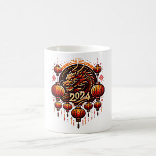 Taza De Café año nuevo chino 2024