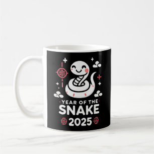 Taza De Café Año Nuevo Chino 2025 Año Lunar de Serpiente