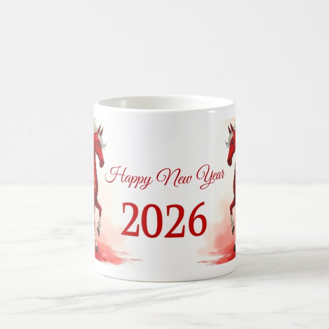 Taza De Café Año nuevo chino 2026 (Centro)