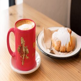 Taza de café Año Nuevo Chino Caballo de Oro 2026