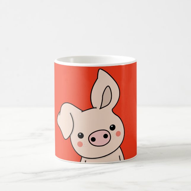 Taza De Café Año Nuevo Chino Feliz - Cerdo (Centro)