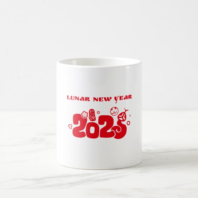 Taza De Café Año Nuevo Lunar 2025 (Centro)
