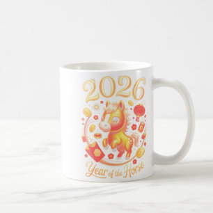 Taza De Café Año Nuevo Lunar 2026 Feliz Año Nuevo Lunar Chino H